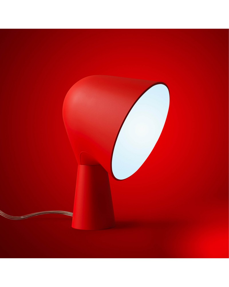 FOSCARINI LAMPE A POSER BINIC ROUGE MAT EDITION SPECIALE