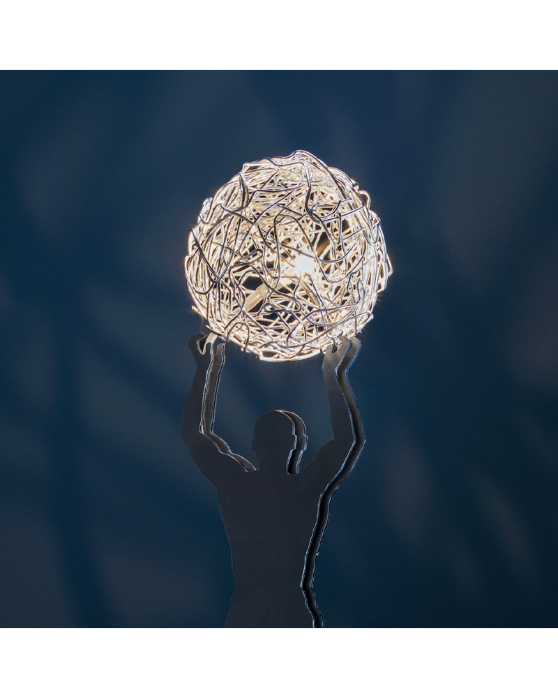 CATELLANI & SMITH | Lampe à poser Uomo Della Luce S - SCENEO